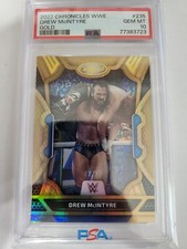 2022 WWE Chronicles Drew McIntyre Certified Gold 07/10 PSA 10 GEM MT