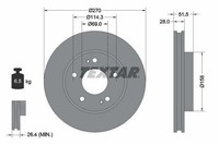 Bremsscheibe Mitsubishi P. L200 2.5 DI-D 07-15