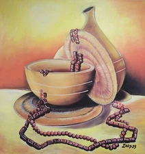 Traditional Tribal Painting "Divination"