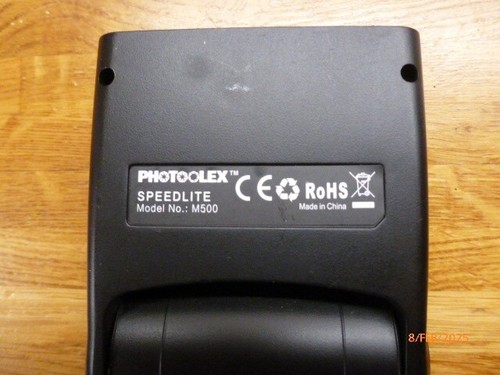 Photoolex Speedlite 500 Flash Unit - Picture 4 of 8