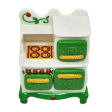 VINTAGE 1983 STRAWBERRY SHORTCAKE BERRY HAPPY HOME COZY KITCHEN STOVE FURNITURE