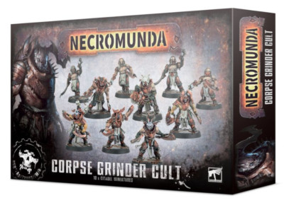 Necromunda Corpse Grinder Cult Gang NEW in BOX Warhammer 40K Chaos Cultists