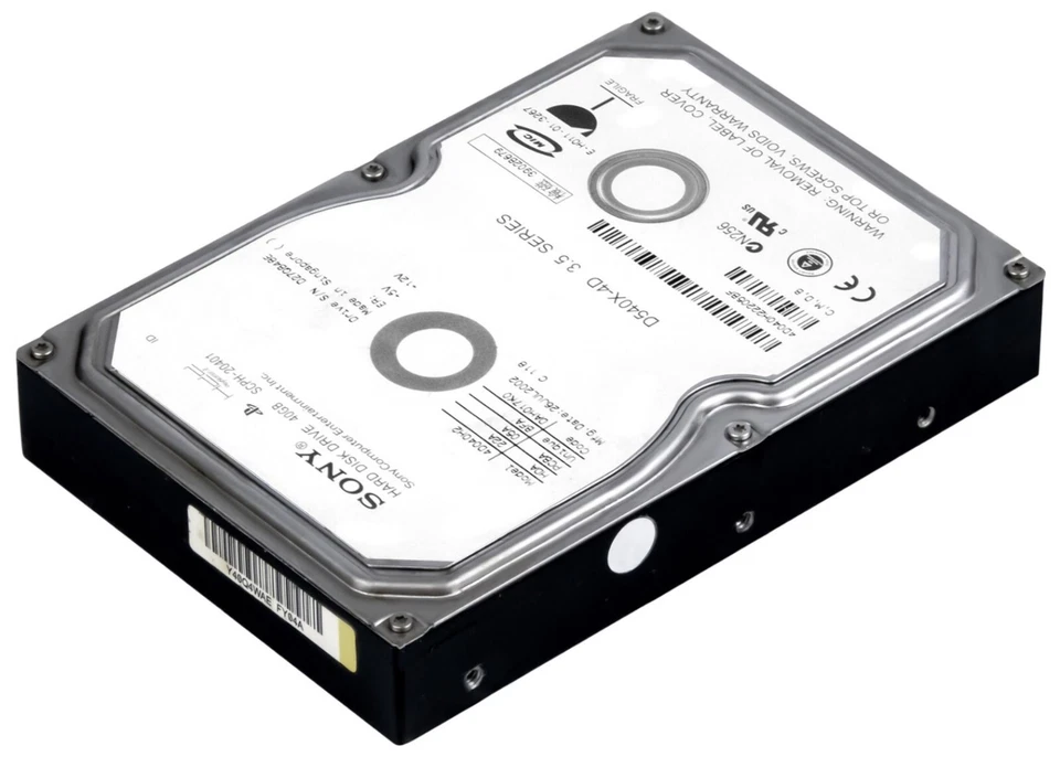 Hard Drive Sony 4D040H2 D540X-4D SCPH2-20401 40GB 5400U/Min 2MB Ata 3.5'' Inch - Image 2 of 3