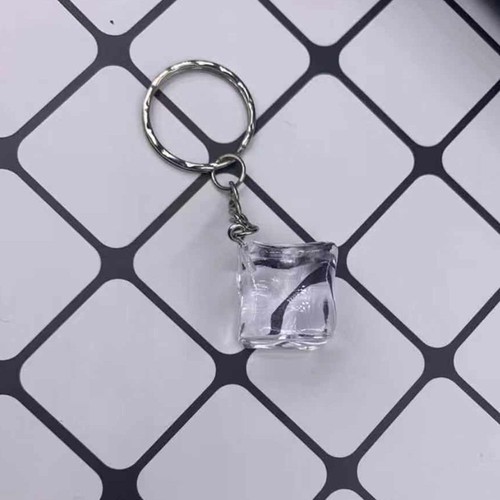 Portachiavi Ice Cube - Borsa in Lega Ciondoli Portachiavi Portachiavi Moda Trendy Set 1pz - Foto 8 di 16