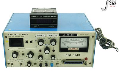 3943 R.P.G. ELECTRONICS Liquid Kristall Tester + Autonics Dc Voltmeter M4W-V