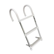 Hook-over Aluminium Boat Boarding ladder 3 steps , Marine