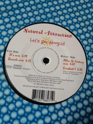 Natural Attraction - Let's Get Stoopid 12'' . EXCELLENT CONDITION 