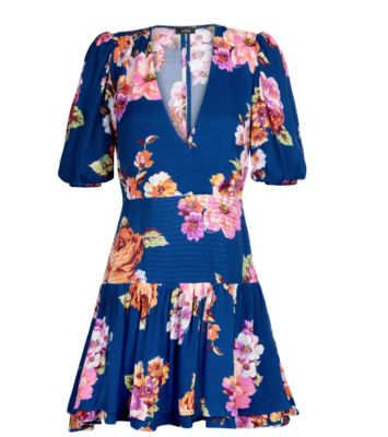 knee length dresses for ladies Camilla Darling Buds Ruffle Waisted Mini Dress main image 0