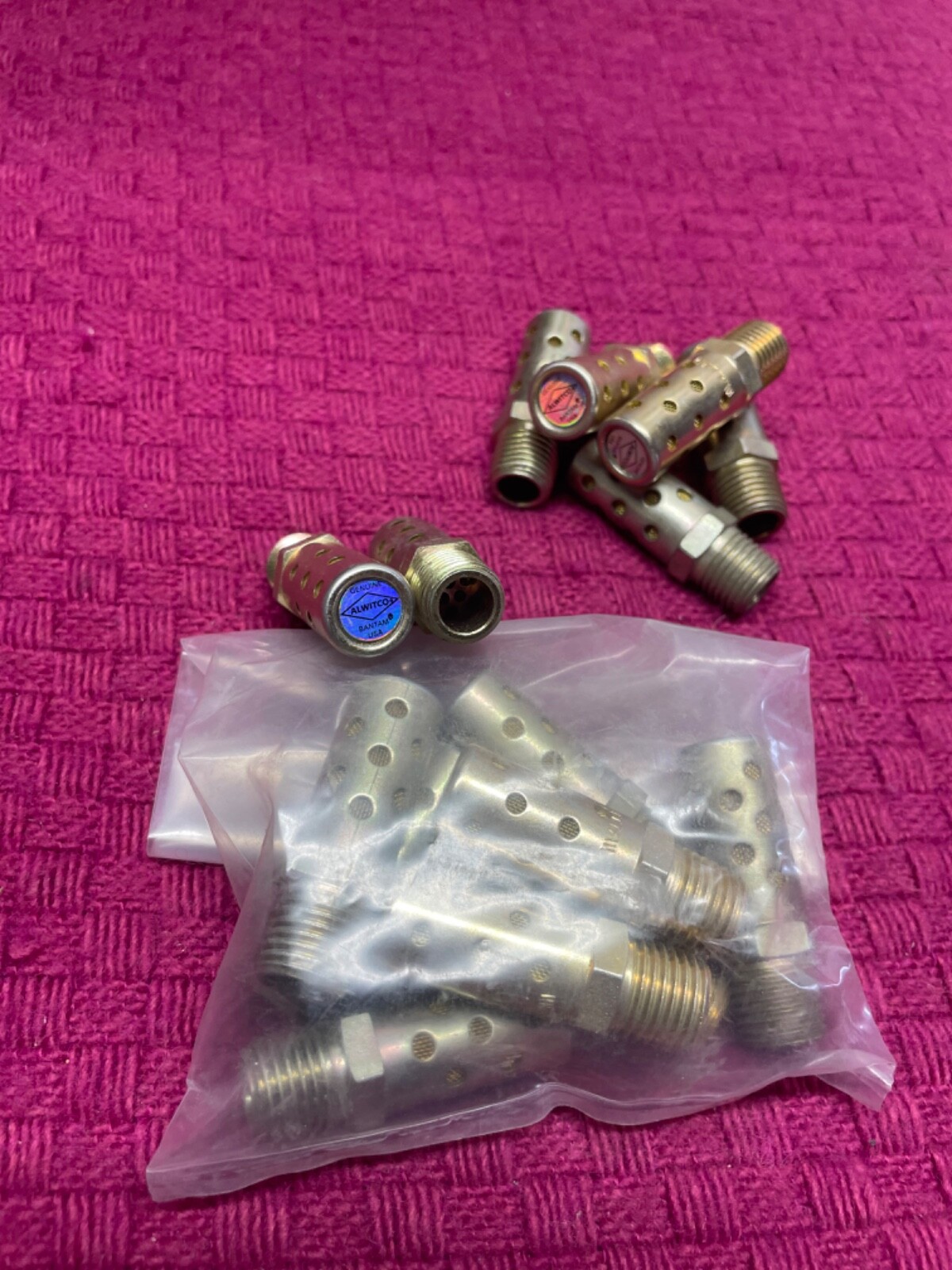 New 2-pack Alwitco Bantam 1/4” Muffler Silencer 9835K42