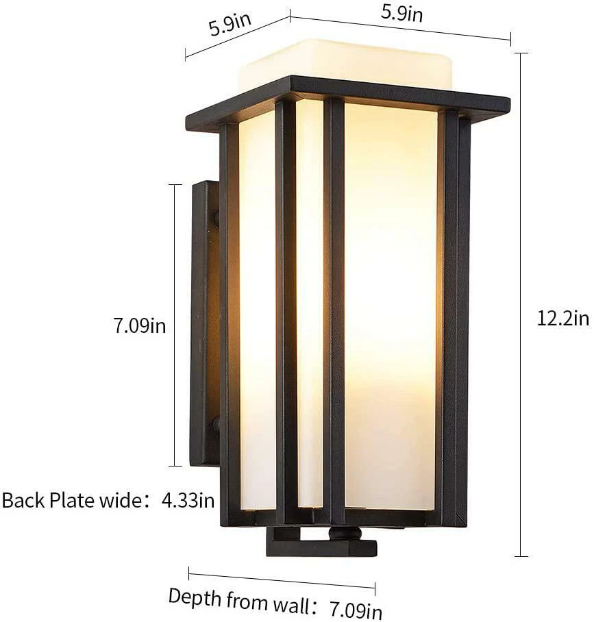 Eeru outdoor wall lantern deals