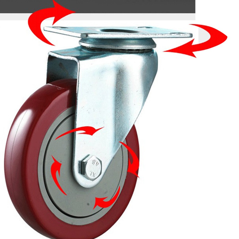 2 PCS Heavy Duty Wheels Swivel Caster for Furniture Casters eBay