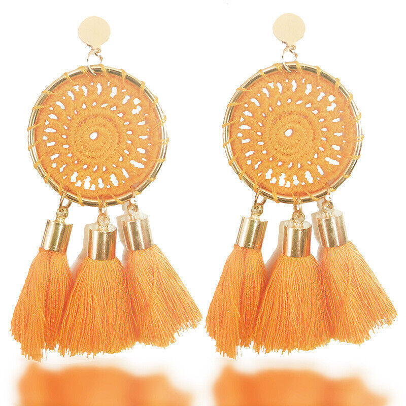 Stylish Bohemian Tassel Drop Dangle Earrings for Women - Jewelry Studs