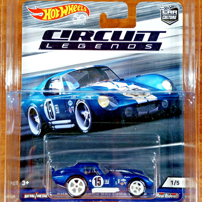 Hot Wheels Car Culture Circuit Legends Shelby Cobra Daytona Coupe Blue 2018