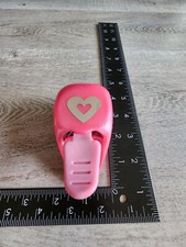 Double Hearts Heart Medium Punch Stamper EK SUCCESS Paper Crafts 42