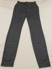 Simply Vera Wang Juniors Plaid Skinny  Dress Pants Size XS EUC