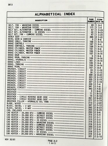 Galion T500C Motor Grader Service Parts Manual Set Catalog Repair Book 07995-Up - Picture 4 of 22