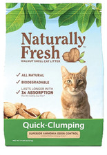 Quick-Clumping Cat Litter, Walnut-Based, Unscented, 26 Lb. Bag.