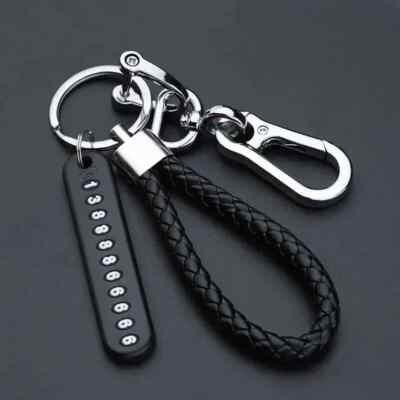 Car Keys Chain Rings 8-Character Buckle Rope Simple Creative Key Ring ...