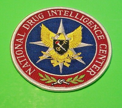 NATIONAL DRUG INTELLIGENCE CENTER  4''  POLICE PATCH  FREE SHIPPING!!!