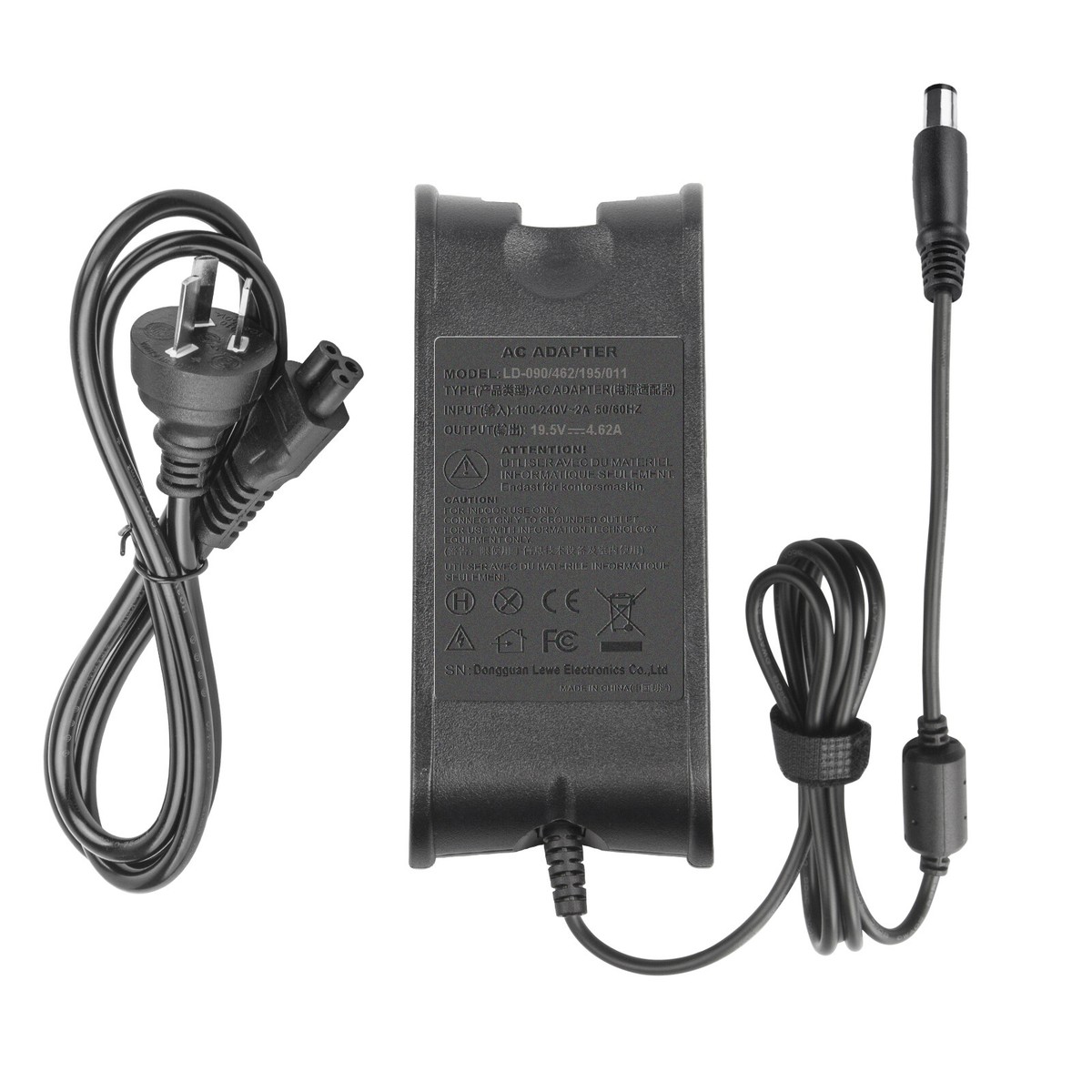 Cargador De CA De 90 W Con Certificación UL Para Dell Inspiron N7010 N7110 SE 7720 5720 5721 17R Cable Adaptador De Fuente De Alimentación Para Laptop (no Compatible Con 130 W - Foto 2