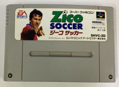 SFC スーパーファミコン Nintendo Super Famicom SFC Zico Soccer Japan Version Cartridge
