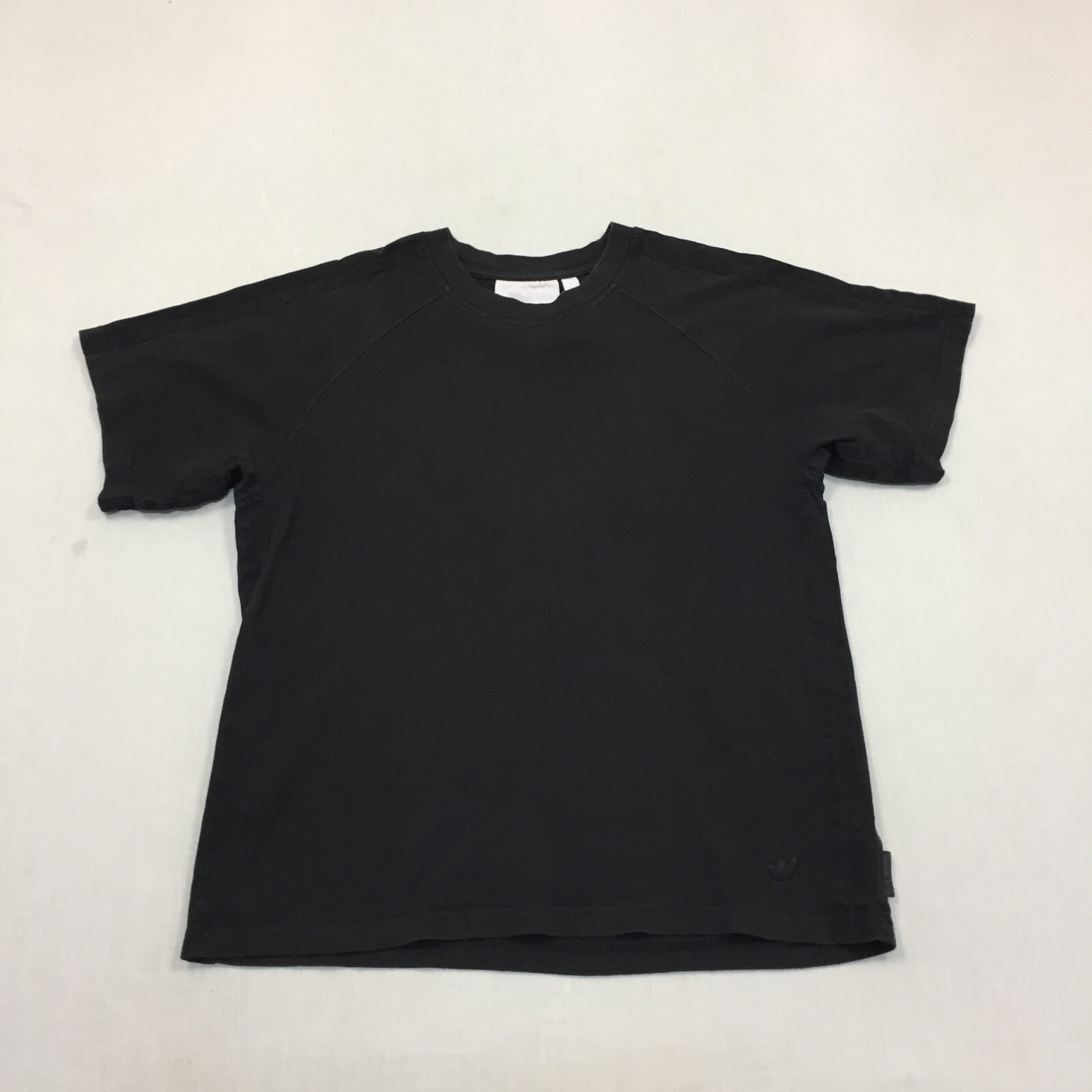 Adidas Oversized Shirt Mens Large Button Up Heavy Cotton Blue Version (L)