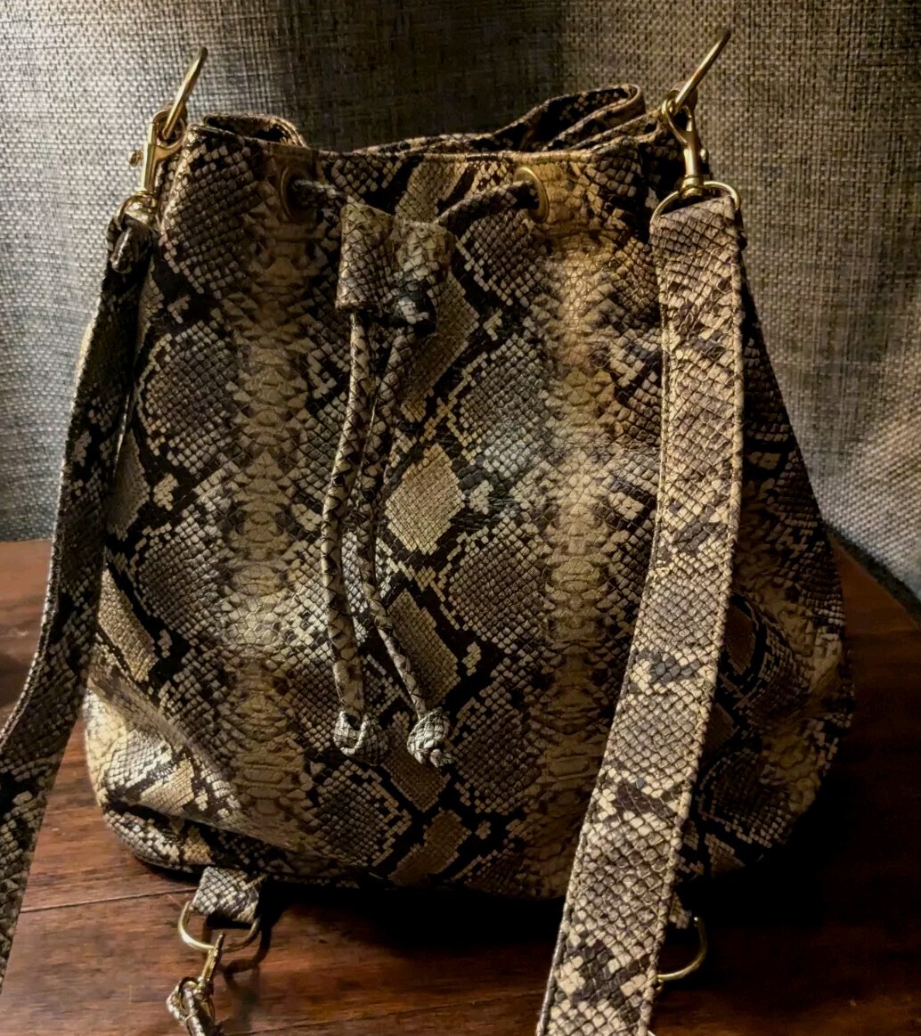 JJ Winters- Cleo (Real Python) Leather Convertibl… - image 10