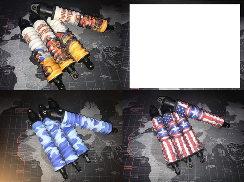 *NUOVO PERSONALIZZATO* 1/8 Arrma Kraton 6s RC Shock Covers - stivali Wraps sox - 4 pezzi V3,4,5 - Foto 8 di 8