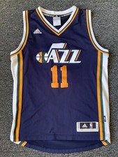 Adidas Utah Jazz Jersey Mens Medium Dante Exum #11 Basketball 2015 Swingman