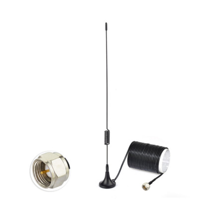 5dBi DVB-T2 ATSC ISDB F Type Magnetic Base Antenna for Digital TV HDTV Tuner