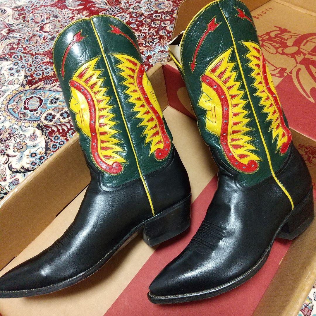 Rocketbuster Boots Western Leather Size 8 Picture 4 of 10