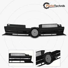 Grille Grill Bumper Black Front Upper For 2011-14 Vw Volkswagen jetta Sedan