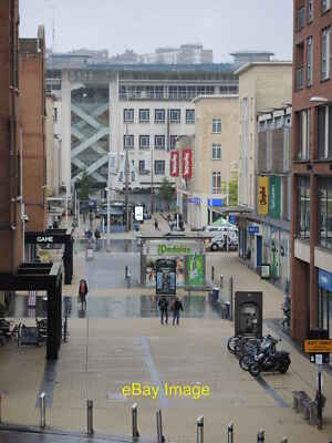Foto 6x4 Blick hinunter Merchant Street Bristol Das feuchte Donnerstag Wetter c2021
