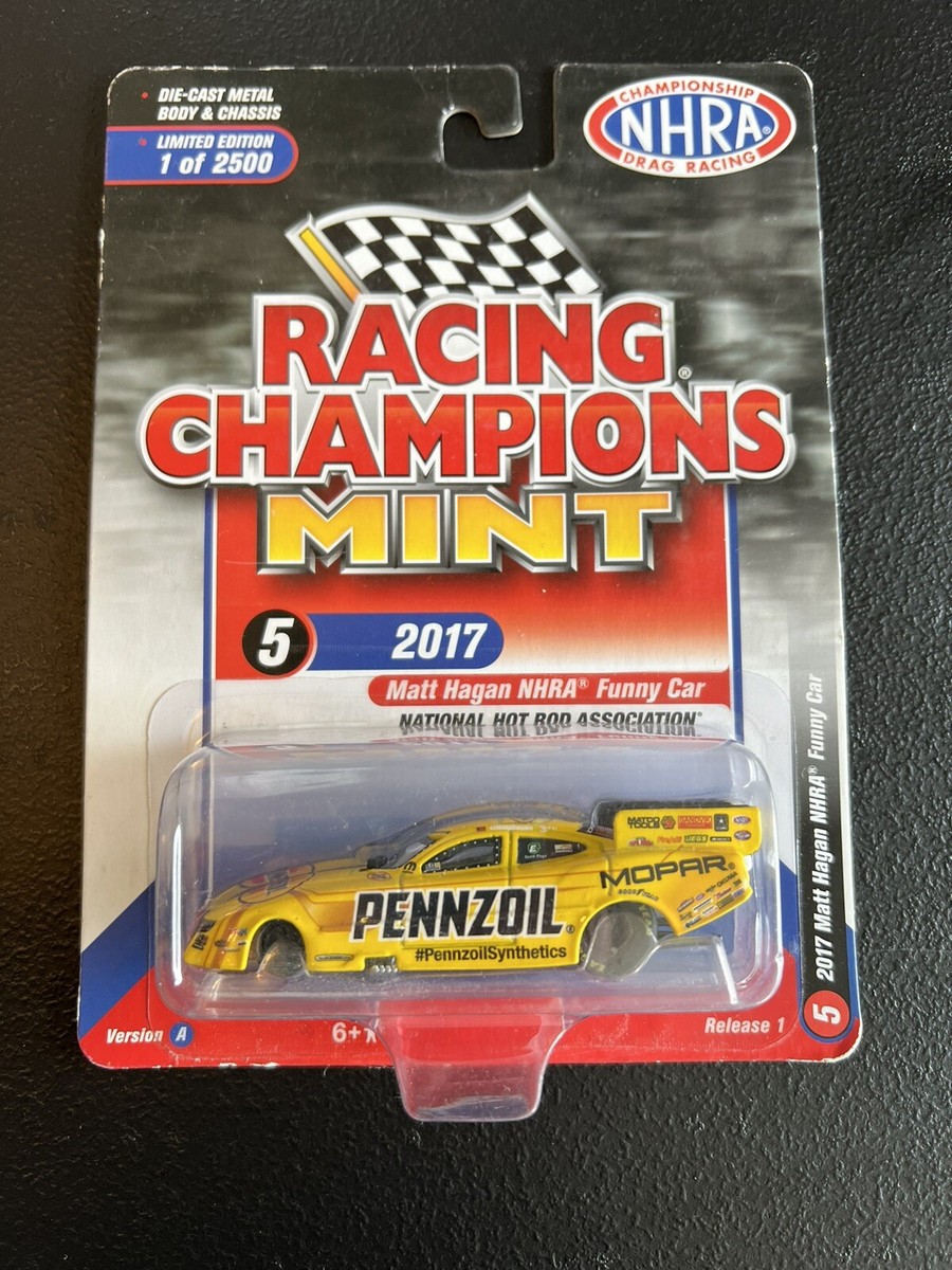 Racing Champions Mint Matt Hagen NHRA Funny Car Release 1 Version