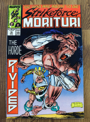 1988 Marvel Comic Strikeforce Morituri #16 VF/VF+