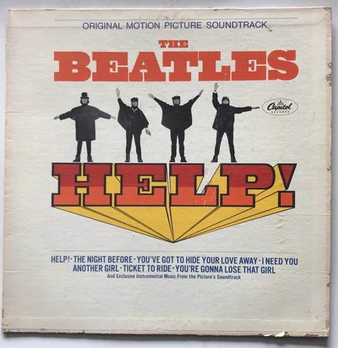 The Beatles - HELP! - 1965 - Vinyl Record LP Gatefold - FIRST PRESS MONO