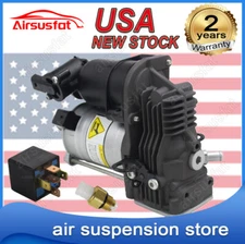 For Mercedes W221 S550 CL550 Air Suspension Compressor Pump & Relay 2213200904