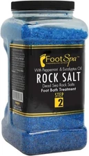 Detox Foot Soak Pedi Bath Salt Dead Sea Salts Eucalyptus Peppermint Oil 128 oz