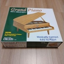 KAWAI Mini Grand Piano 1102 32 Key for Kids Musical Instrument Toy Natural Brown