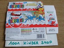 KINDER 'NV' PACK 3PACK SCHLUMPF SCHLUMPF BELGIEN BE BNL 2009