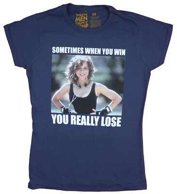 White Men Can't Jump Girls Juniors T-Shirt  - Sometimes When You Win Still Lose