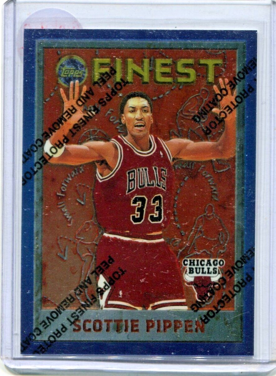 1995-96 Topps Finest - SCOTTIE PIPPEN - Card #179 - CHICAGO
