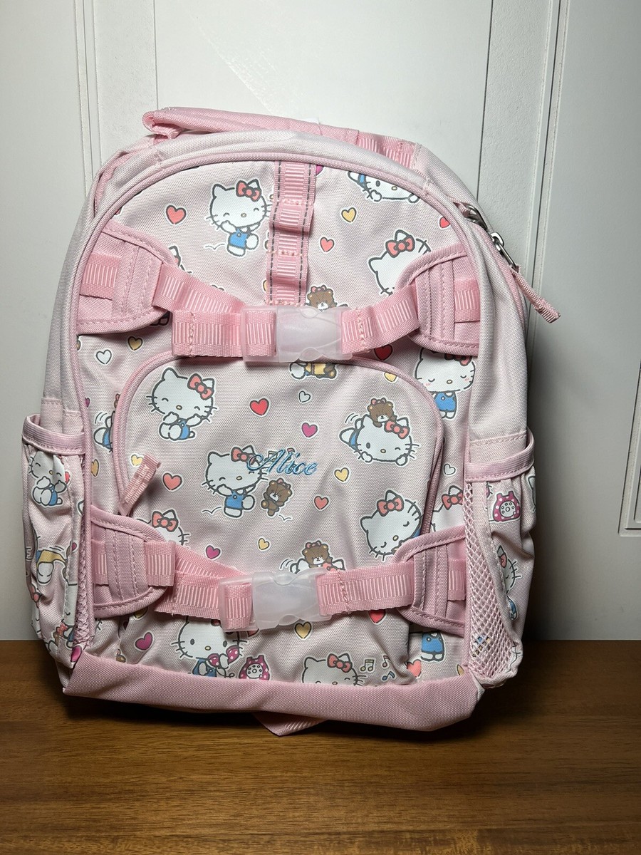 【Pottery Barn】ハローキティ ピンストライプ バックパック Hello Kitty Stripe Backpack | Pottery Barn Kids