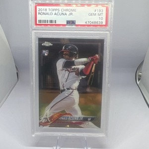 Ronald Acuna Jr Rookie Card Psa 10 | eBay