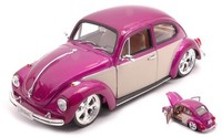 Welly 1/24 Vw KÄFer Beetle Tuning Lila Statisches Modell Diecast