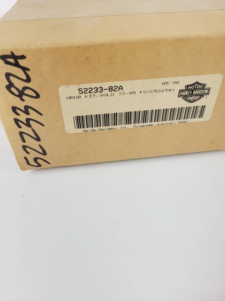 Harley-Davidson 1973-1985 FX Super Glide Cromo Solo Asiento Herrajes Kit 52233-82A Foto 3 de 4