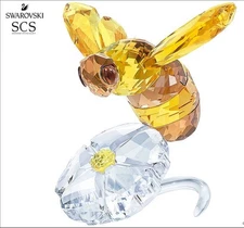 Swarovski SCS Bumblebee on Flower 2017 Event Piece MIB #5236593