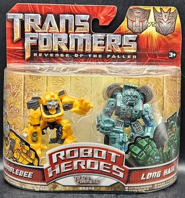 Transformers Robot Heroes Revenge of the Fallen Bumblebee vs. Long Haul