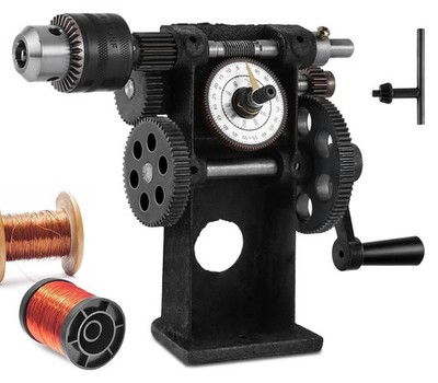 Manual Coil Winding Machine 1/16''- 1/2'' Hand Coil Winder with Counter NZ-5 for