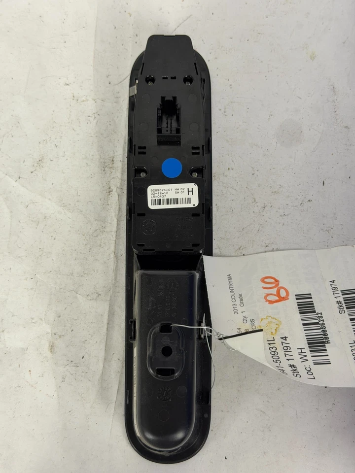 Mini Cooper Countryman 2011-2015 interruptor de ventana principal del lado del conductor delantero izquierdo OEM Foto 3 de 4